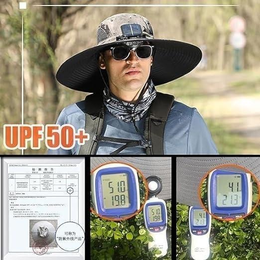 2025 New Solar Fan Outdoor Hat-Solar Sun Protection